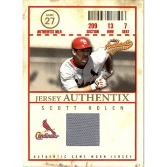 2005 Fleer Authentix Jersey General Admission #SR Scott Rolen