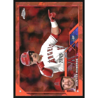 2023 Topps Chrome Update Sapphire Orange Refractors #USCS204 Hunter Renfroe