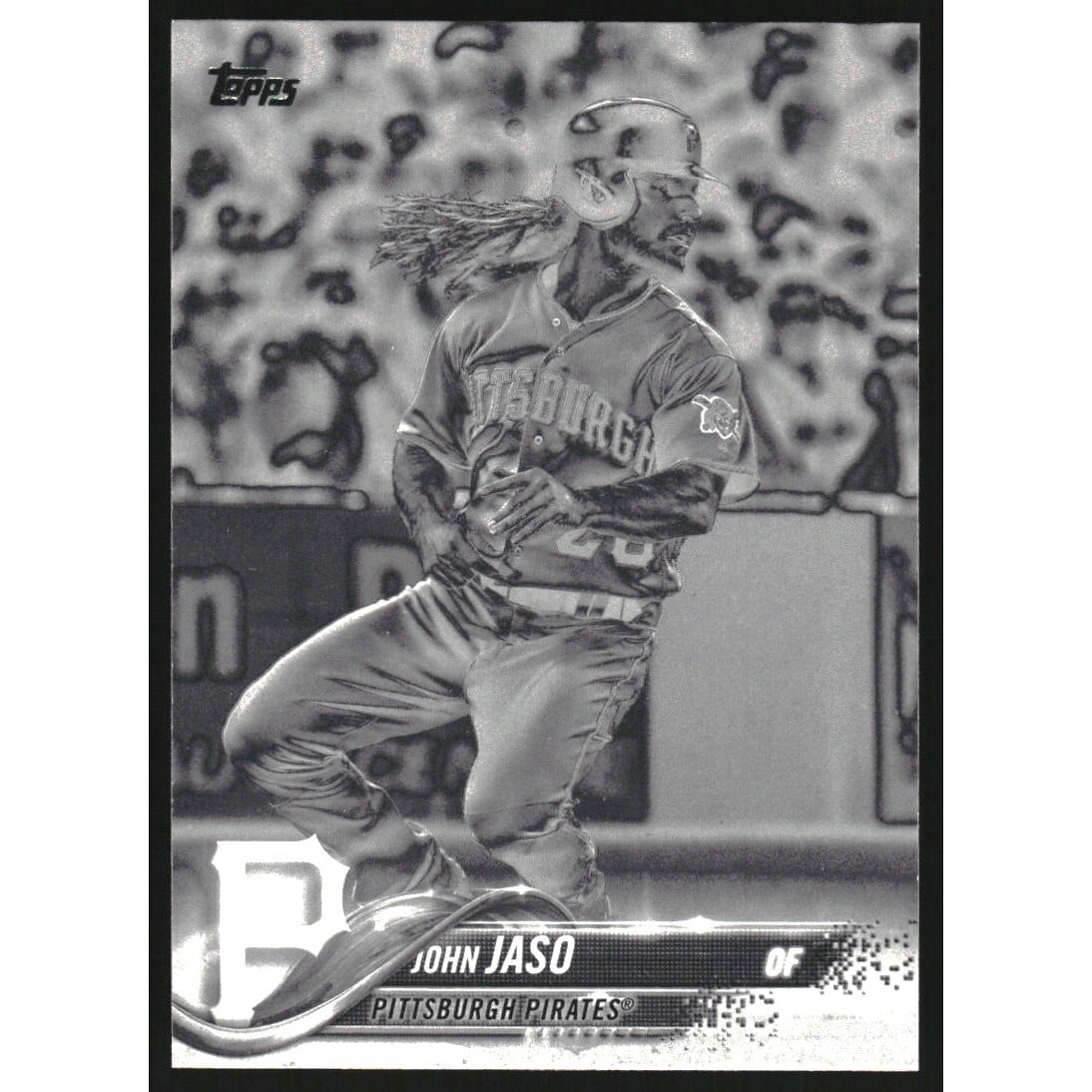 2018 Topps Black and White Negative #149 John Jaso. rookie card picture