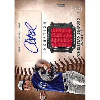 2015 Bowman Inception Relic Autographs #IARCB Christian Binford