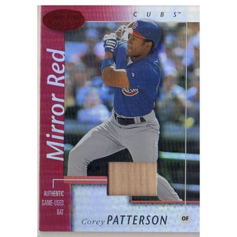 2002 Leaf Certified Mirror Red #127 Corey Patterson Bat