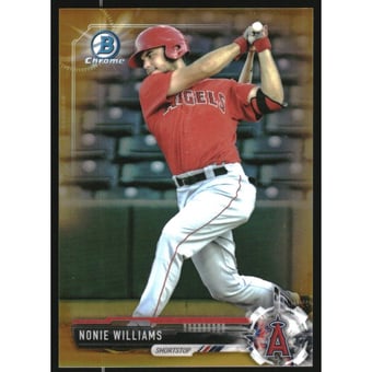 2017 Bowman Chrome Draft Gold Refractors #BDC153 Nonie Williams