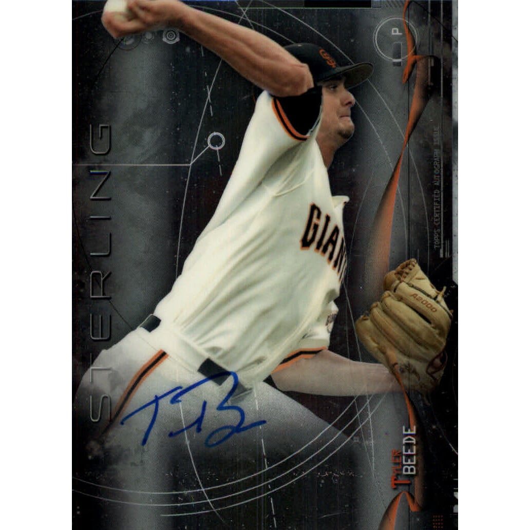 2014 Bowman Sterling Prospect Autographs #BSPATB Tyler Beede. rookie card picture