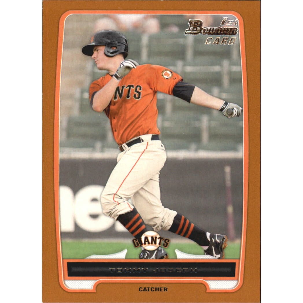 2012 Bowman Prospects Orange #BP100 Tommy Joseph. rookie card picture