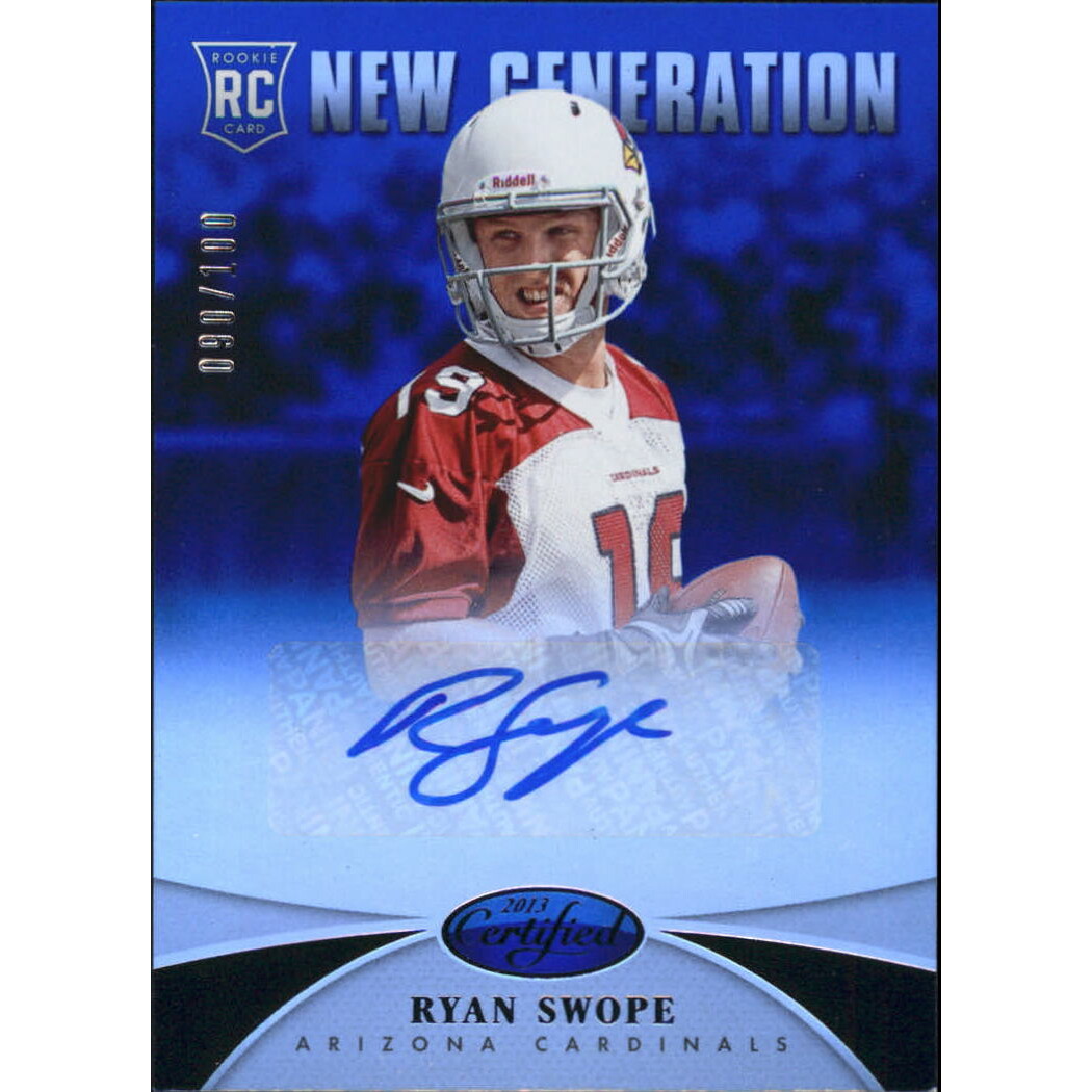 2013 Certified Mirror Blue Signatures #280 Ryan Swope/100
