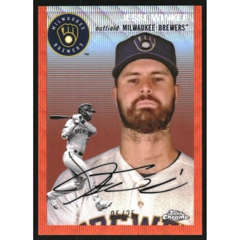 2023 Topps Chrome Platinum Anniversary Orange Wave Refractors #264 Jesse Winker