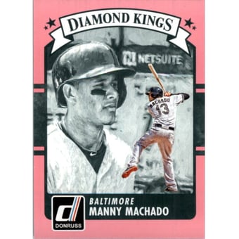 2016 Donruss Pink Border #3 Manny Machado DK
