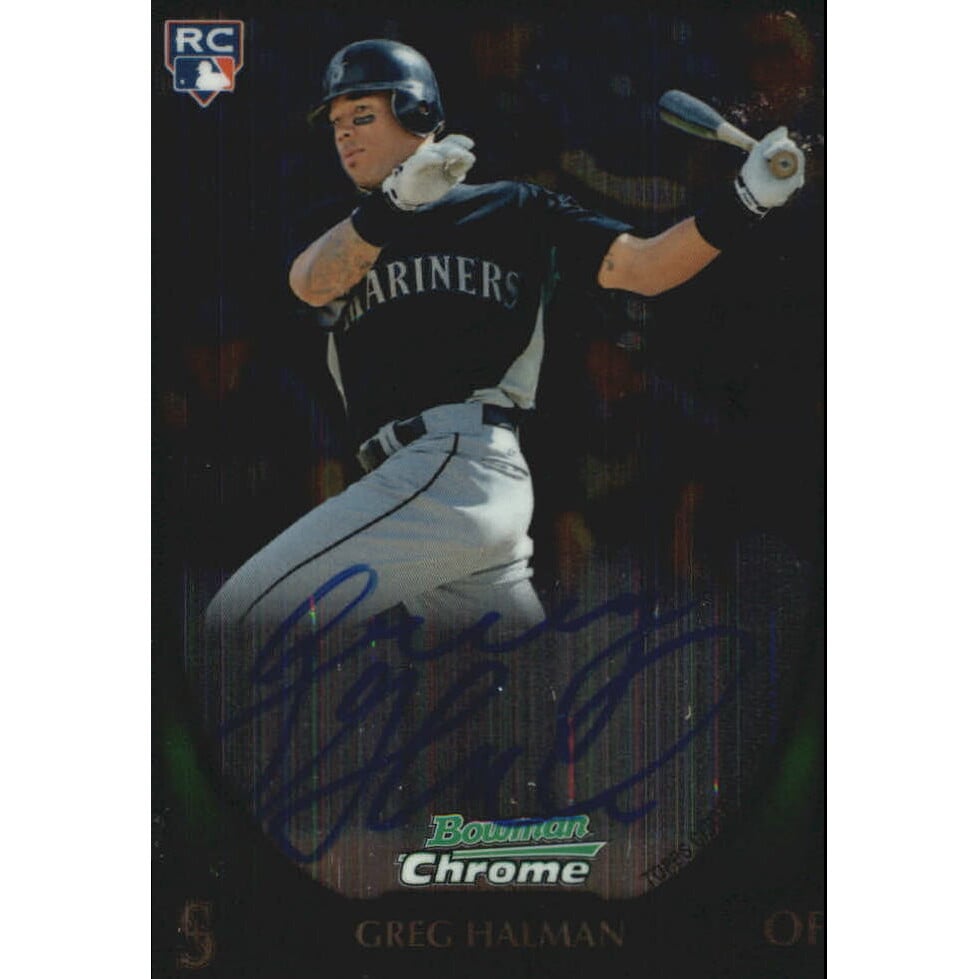 2011 Bowman Chrome Rookie Autographs #198 Greg Halman. rookie card picture