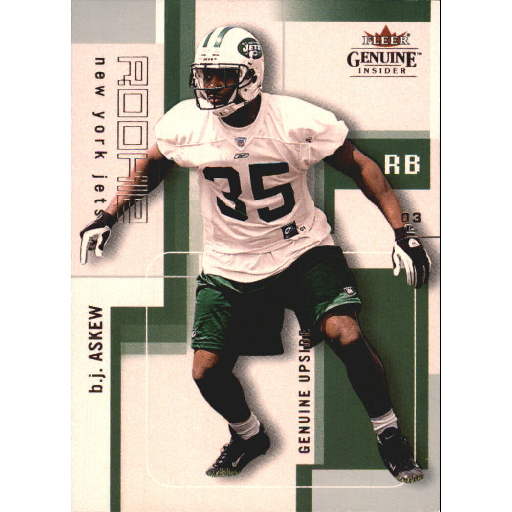 2003 Fleer Genuine Insider Reflection #114 B.J. Askew