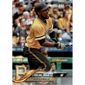 2018 Topps Factory Set Foilboard #60 Starling Marte