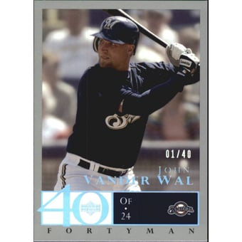 2003 Upper Deck 40-Man Rainbow #434 John Vander Wal