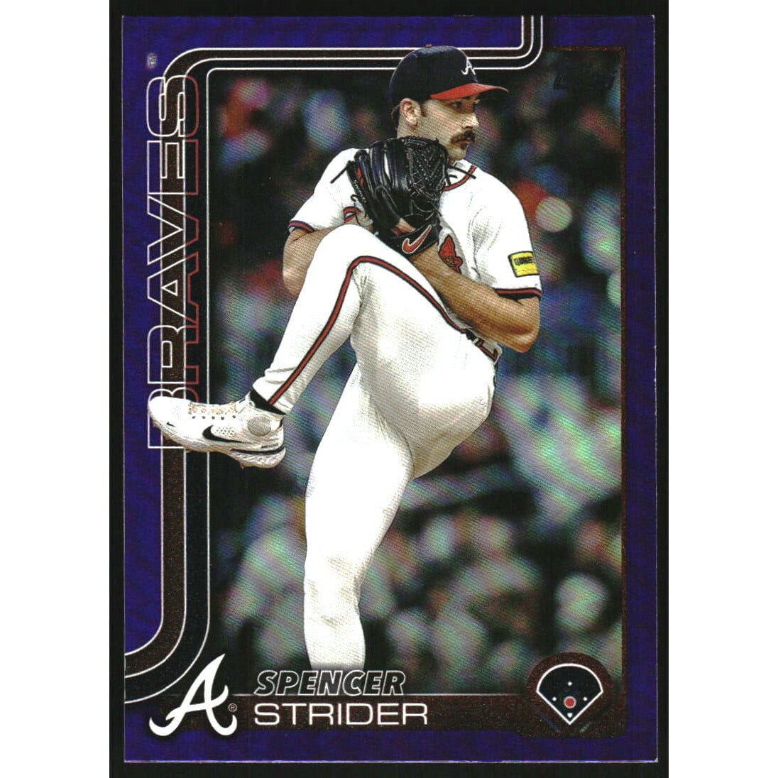 2025 Topps Purple Rainbow Foil #579 Spencer Strider