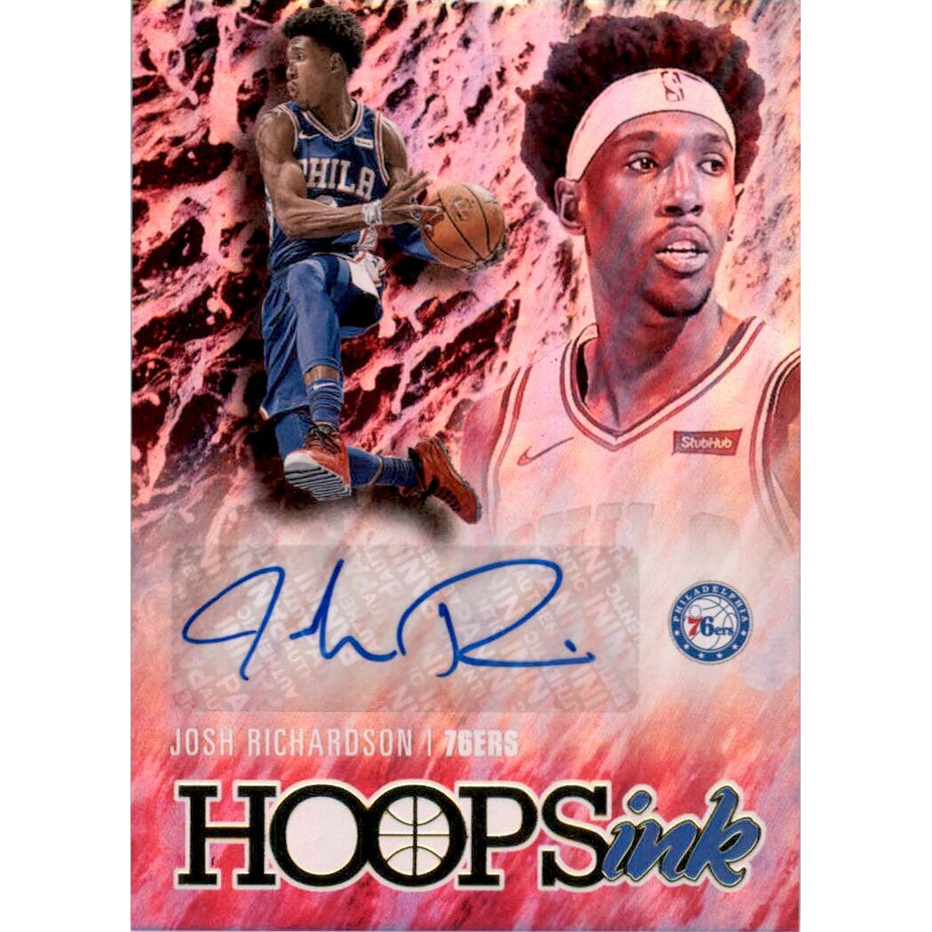 2020-21 Hoops Hoops Ink #37 Josh Richardson