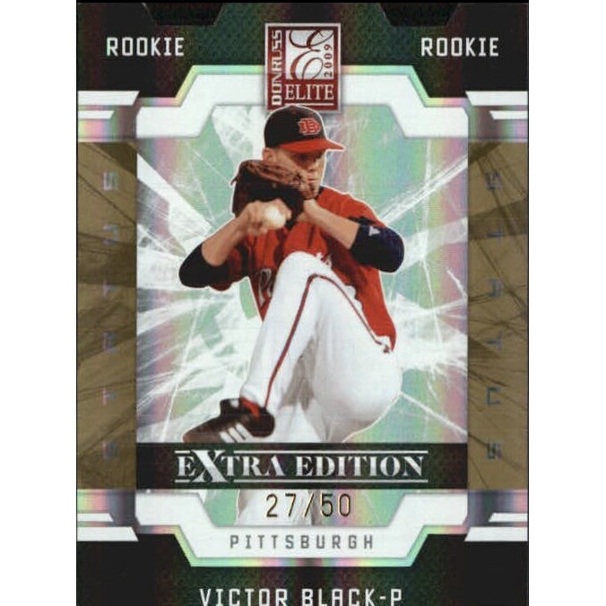 2009 Donruss Elite Extra Edition Status Gold #75 Victor Black