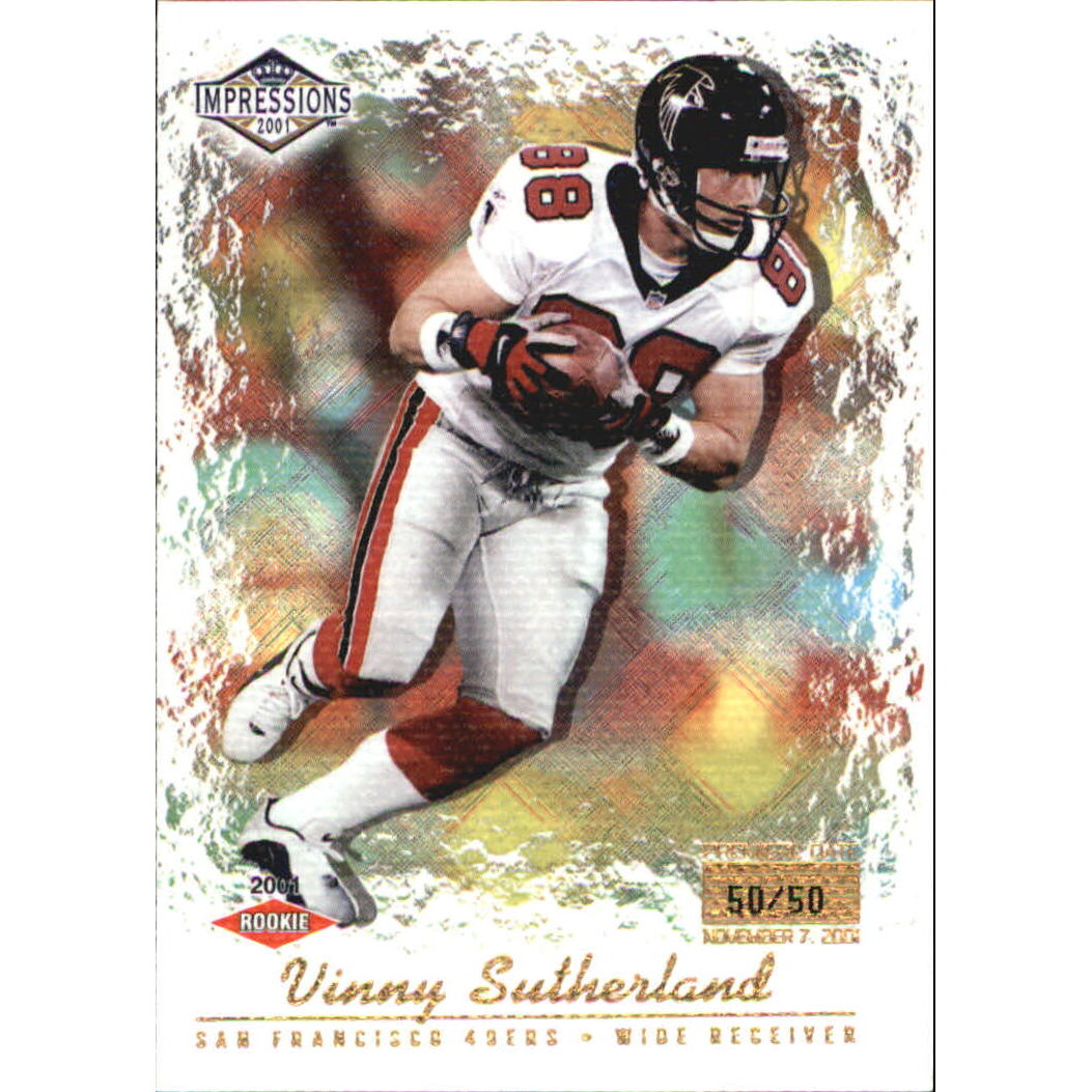 2001 Pacific Impressions Premiere Date #148 Vinny Sutherland