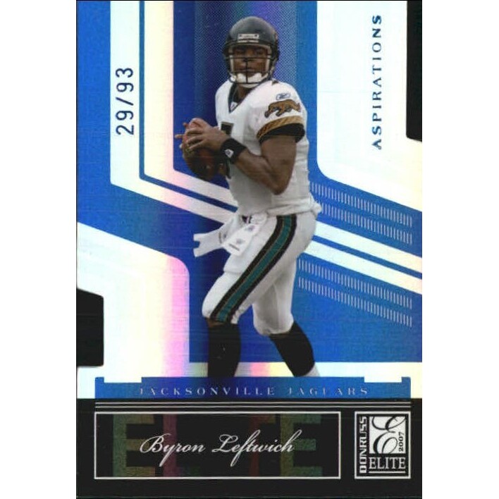 2007 Donruss Elite Aspirations #46 Byron Leftwich/93. rookie card picture