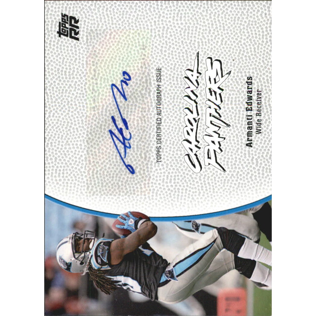 2011 Topps Rising Rookies Freshman Impressions Autographs #FIAAE Armanti Edwards. rookie card picture