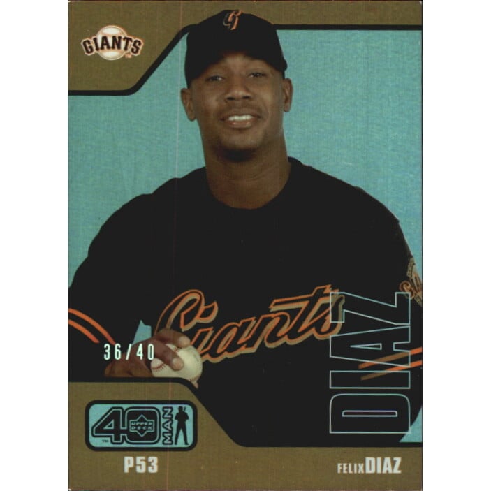2002 Upper Deck 40-Man Electric Rainbow #768 Felix Diaz