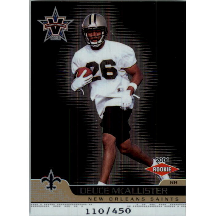 2001 Vanguard #128 Deuce McAllister RC
