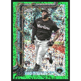 2025 Topps Holiday Chrome Green Sparkle Refractors #HC19 Agustin Ramirez