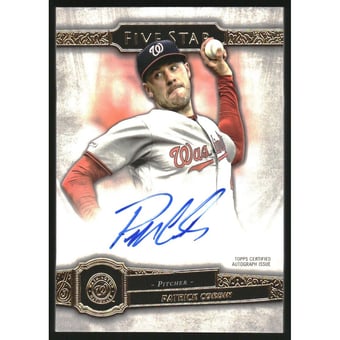 2021 Topps Five Star Autographs #FSAPCH Patrick Corbin