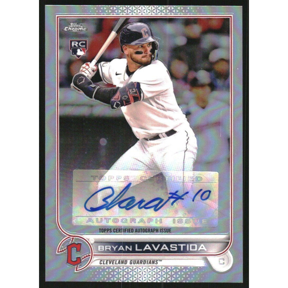 2022 Topps Chrome Update Autographs #ACBL Bryan Lavastida. rookie card picture