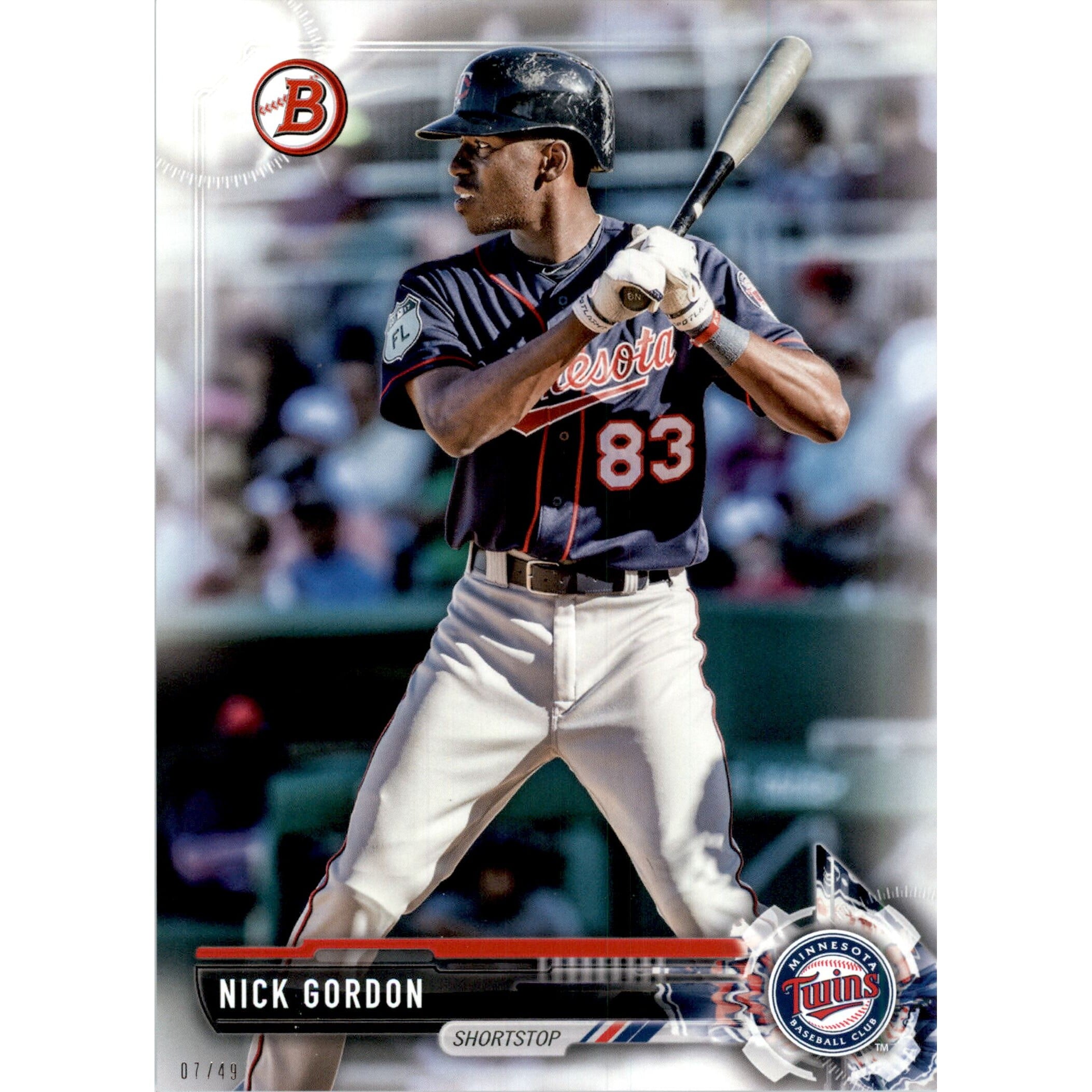 2017 Bowman Draft 5x7 #BD191 Nick Gordon. rookie card picture