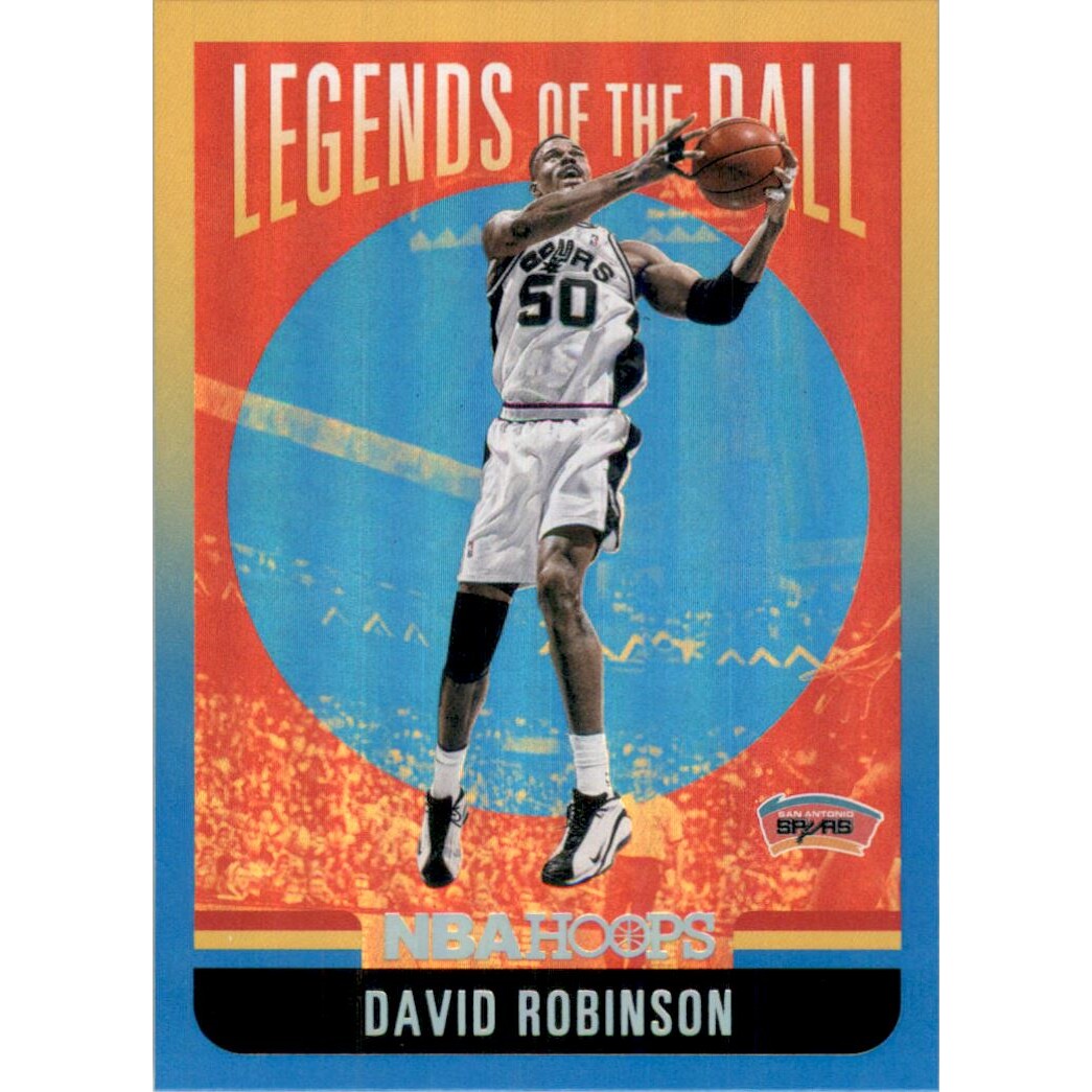 2020-21 Hoops Legends of the Ball #9 David Robinson