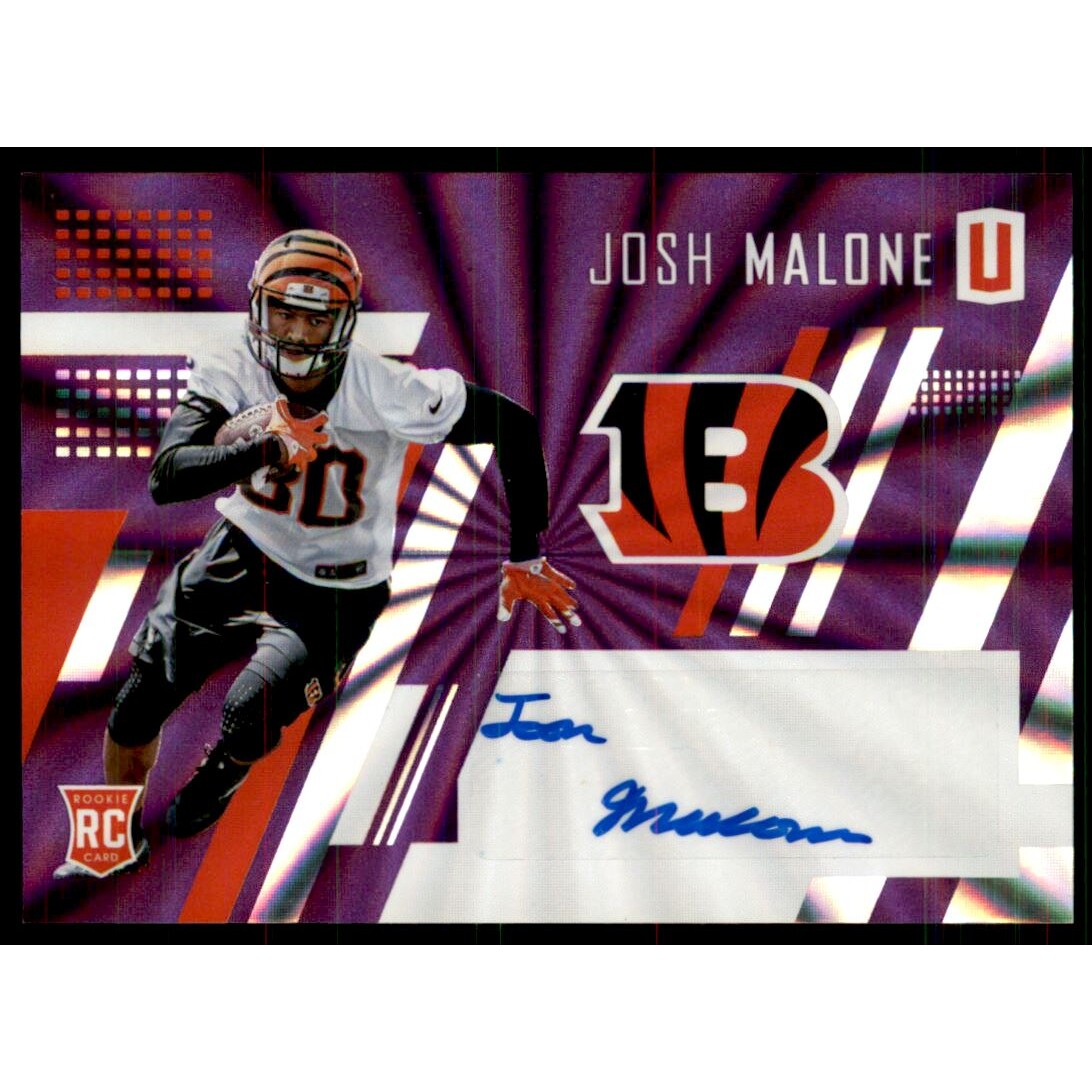2017 Panini Unparalleled Rookie Autographs Purple #222 Josh Malone/99