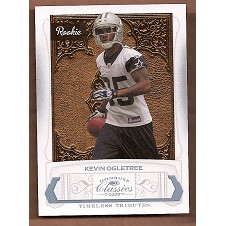 2009 Donruss Classics Timeless Tributes Platinum #211 Kevin Ogletree. rookie card picture