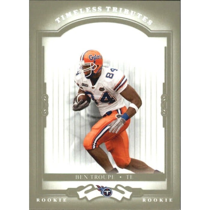2004 Donruss Classics Timeless Tributes Green #238 Ben Troupe. rookie card picture