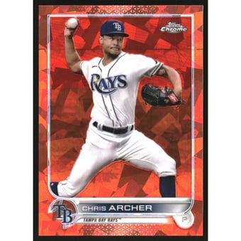 2022 Topps Chrome Sapphire Orange Refractors #254 Chris Archer