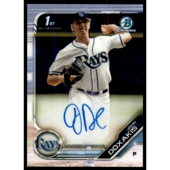 2019 Bowman Chrome Draft Autographs #CDAJD John Doxakis