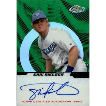 2005 Finest Refractors Green #153 Eric Nielsen AU