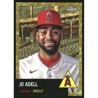 2022 Topps Chrome Platinum Anniversary Platinum Toile Cream Gold Refractors #293 Jo Adell
