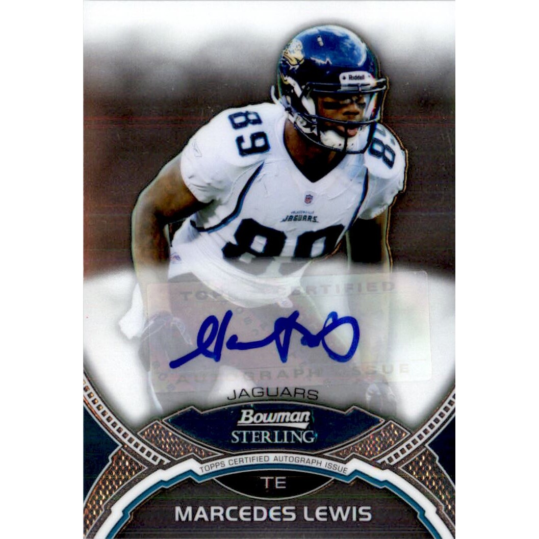 2011 Bowman Sterling #BSAMLE Marcedes Lewis AU