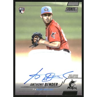2022 Stadium Club Autographs #SCBAAB Anthony Bender