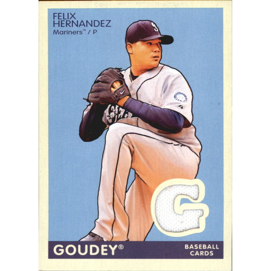 2009 Upper Deck Goudey Memorabilia #GMFH Felix Hernandez. rookie card picture