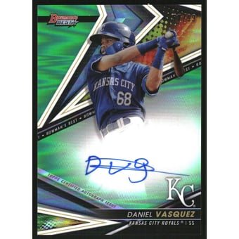 2022 Bowman's Best Best of '22 Autographs Green Refractors #B22DV Daniel Vasquez