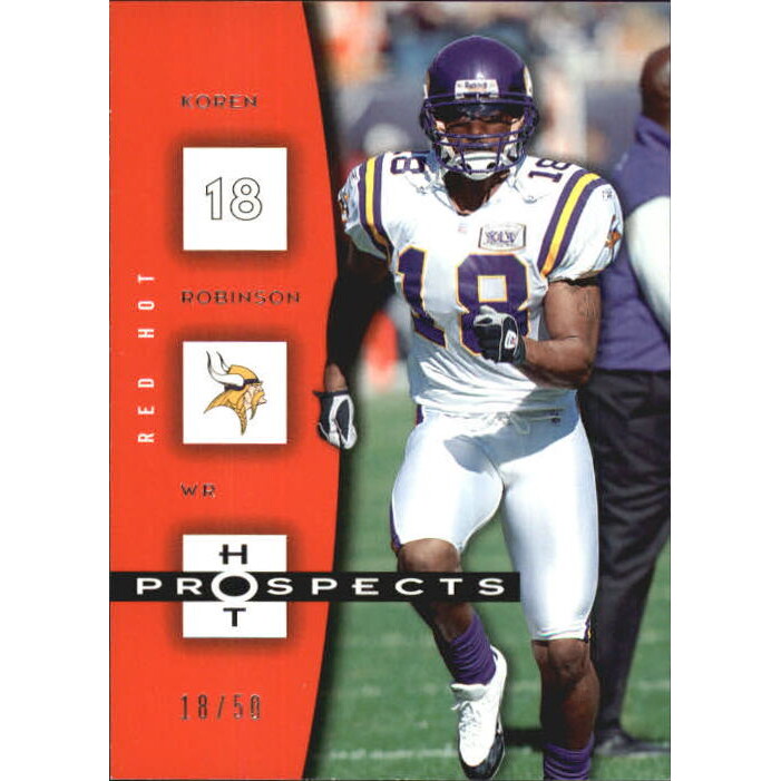 2006 Hot Prospects Red Hot #56 Koren Robinson
