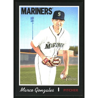 2019 Topps Heritage Black Border #377 Marco Gonzales