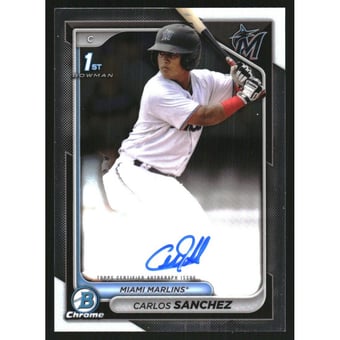 2024 Bowman Chrome Prospect Autographs #CPACS Carlos Sanchez