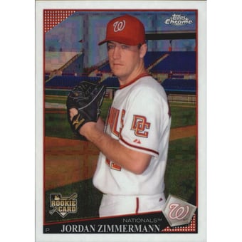 2009 Topps Chrome X-Fractors #212 Jordan Zimmermann