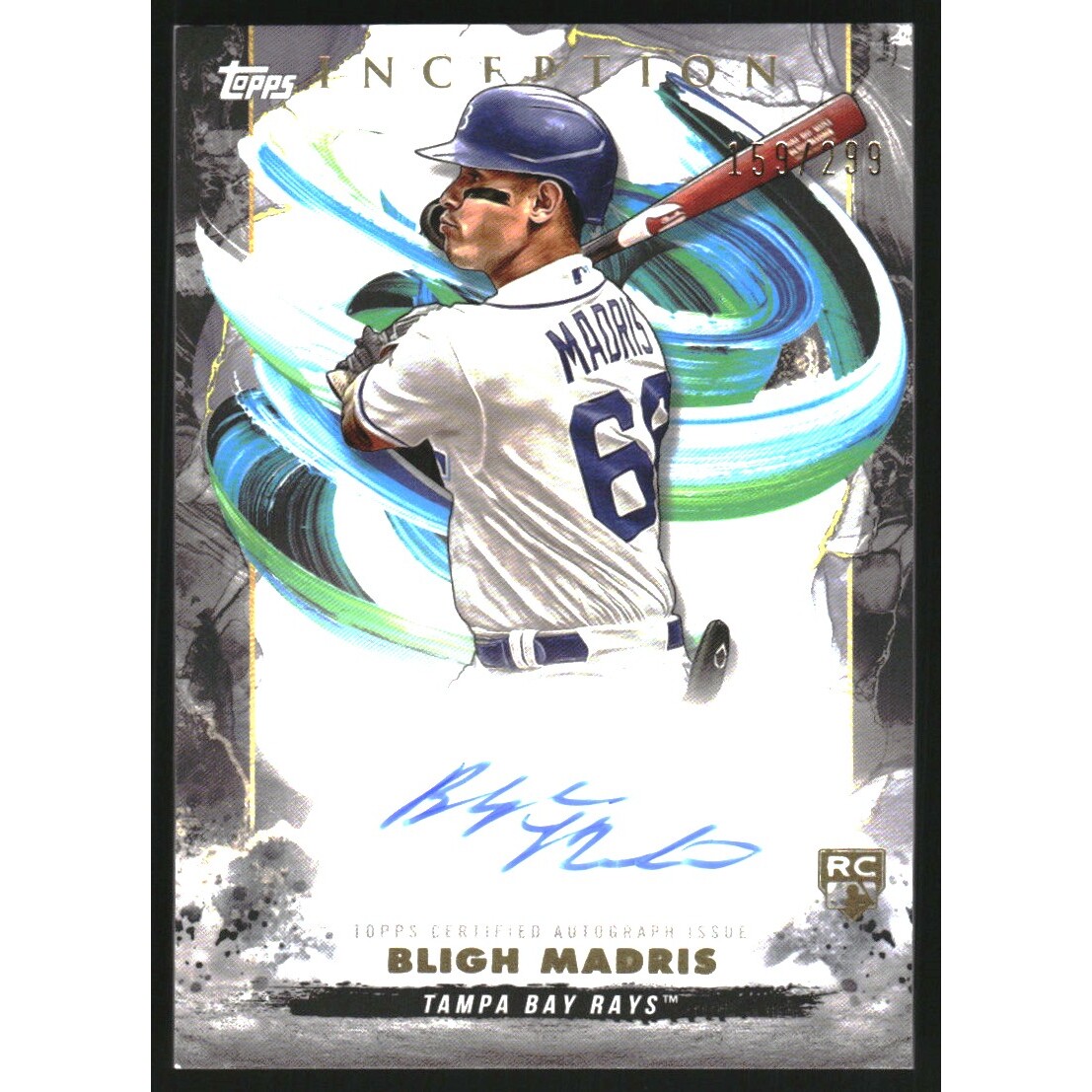 2023 Topps Inception Rookie and Emerging Stars Autographs #BRESBM Bligh Madris/299. rookie card picture