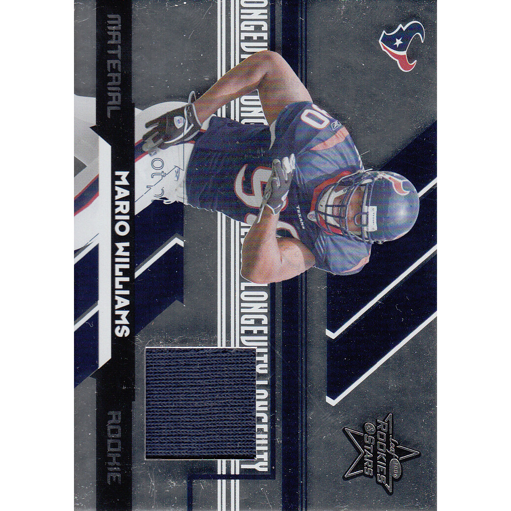 2006 Leaf Rookies and Stars Longevity Silver Parallel #268 Mario Williams JSY