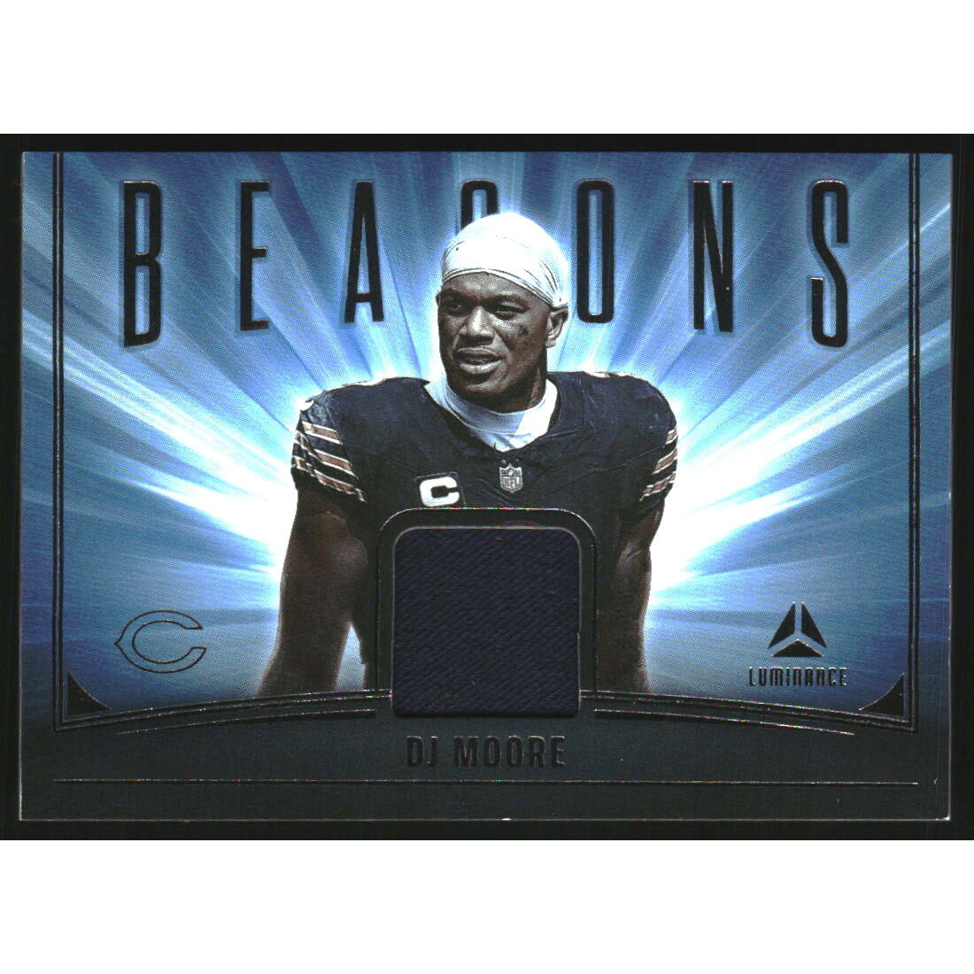 2025 Panini Luminance Beacons Jerseys #20 D.J. Moore