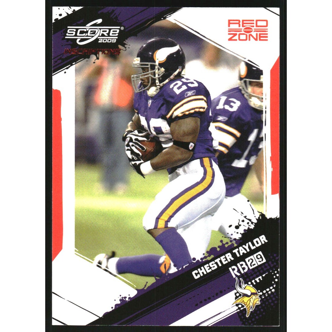2009 Score Inscriptions Red Zone #164 Chester Taylor