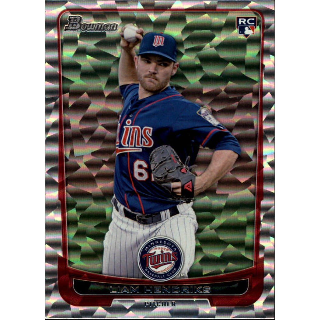 2012 Bowman Draft Silver Ice #19 Liam Hendriks. rookie card picture