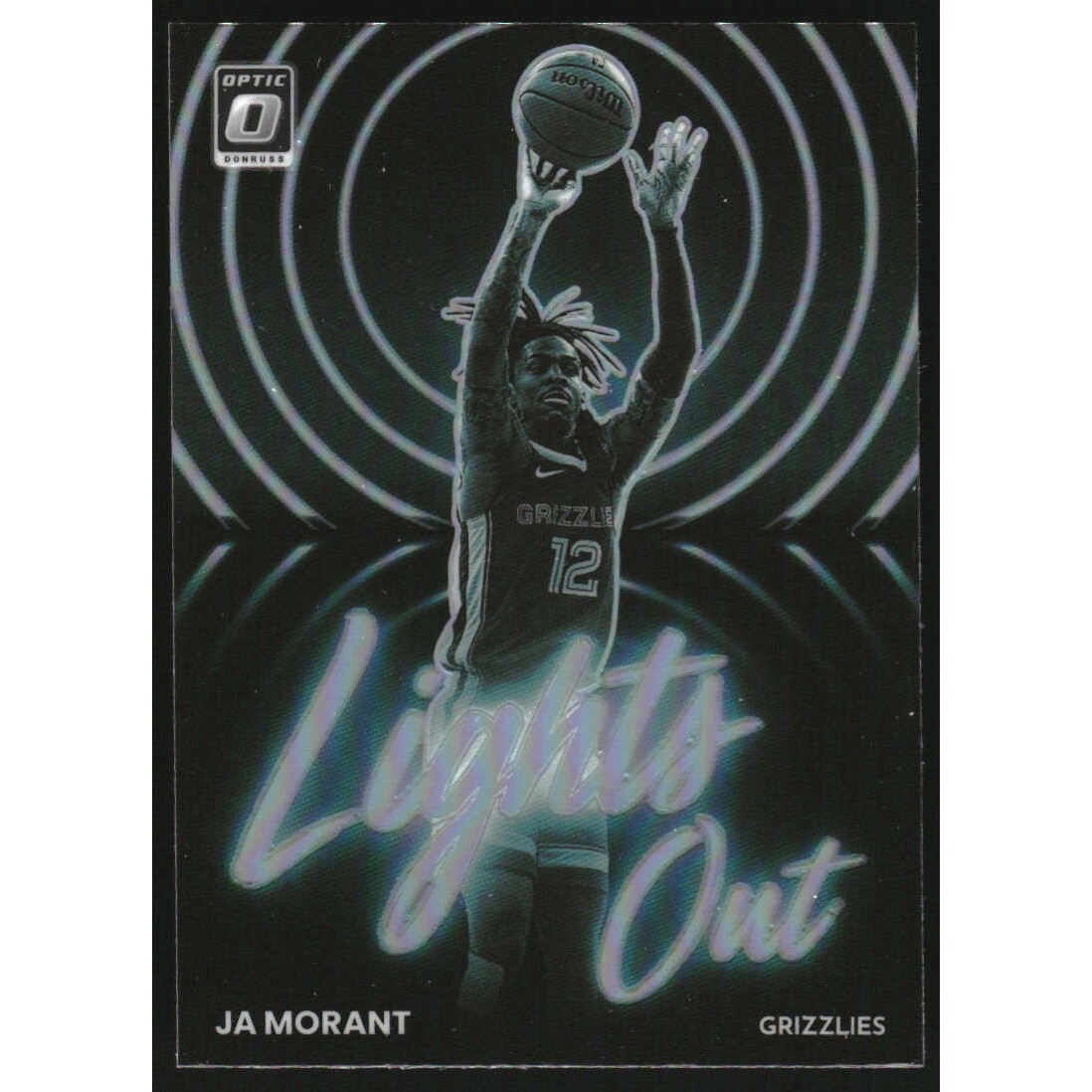 2022-23 Donruss Optic Lights Out Holo #2 Ja Morant 2022-23 Donruss Optic Lights Out Holo #2 Ja Morant