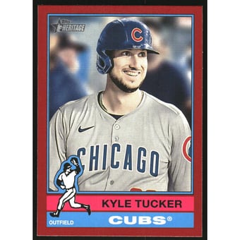 2025 Topps Heritage Red Border #227 Kyle Tucker